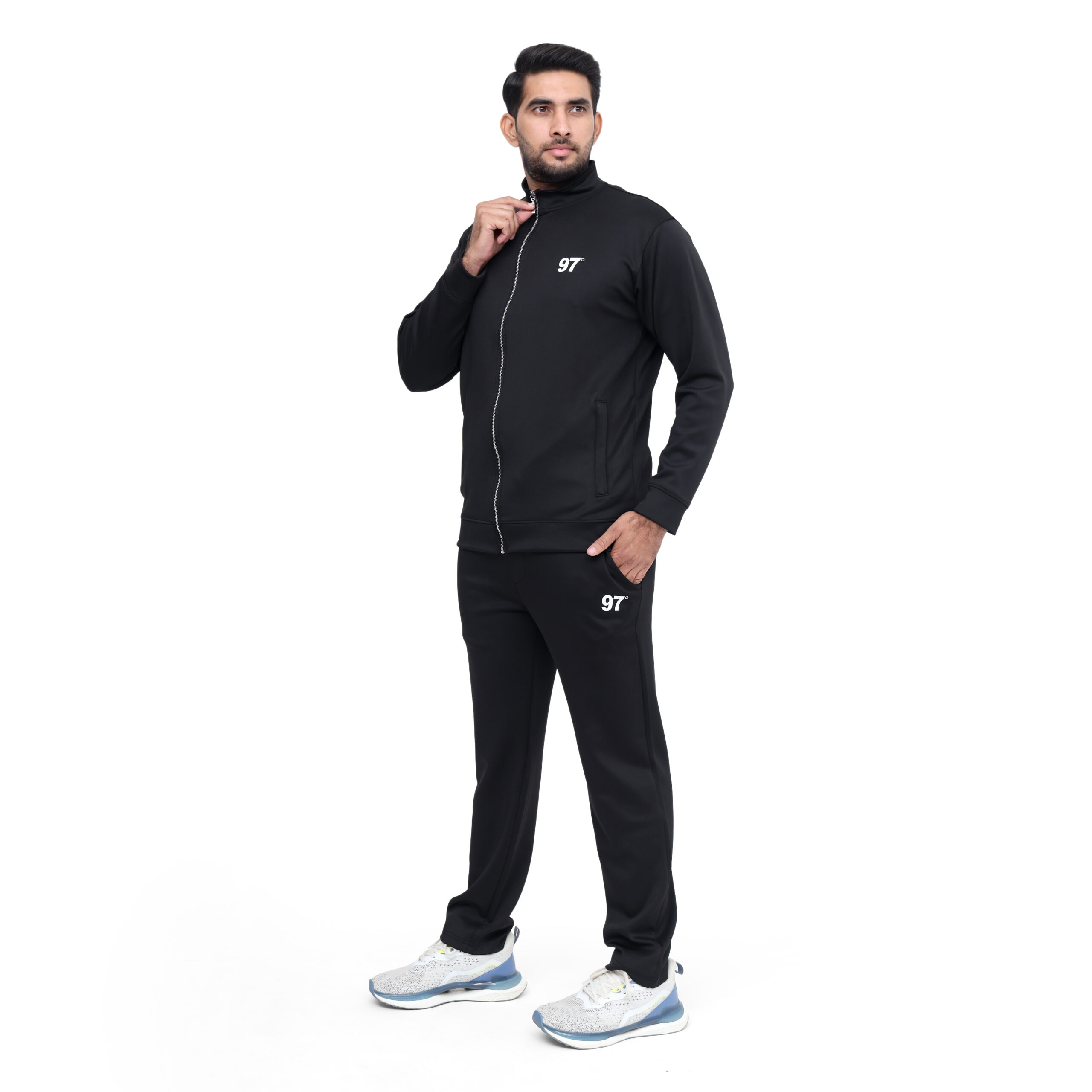 Premium Black Tracksuit - Image 3